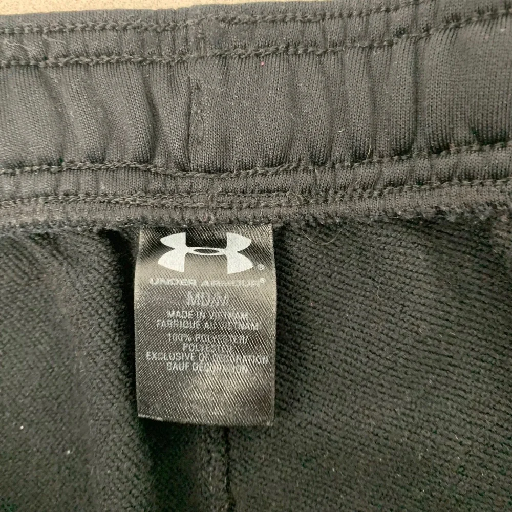 Under Armour‎ Athletic Pants Mens Medium Black Straight Leg 1228334